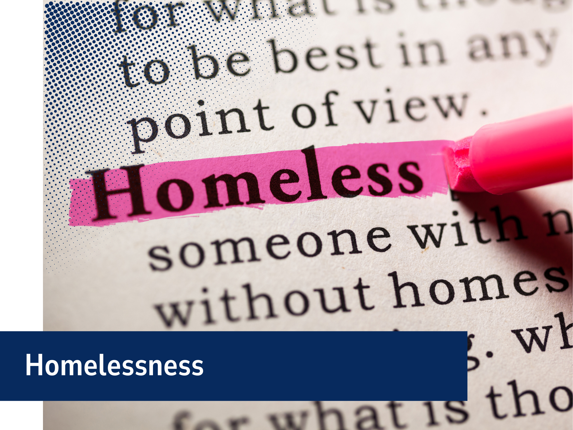 Homelessness Banner
