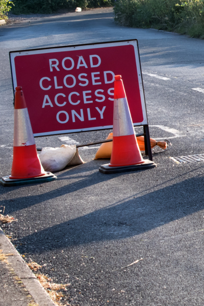 Road Closed News Banner