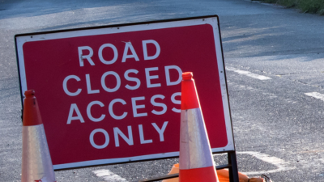 Road Closed News Banner