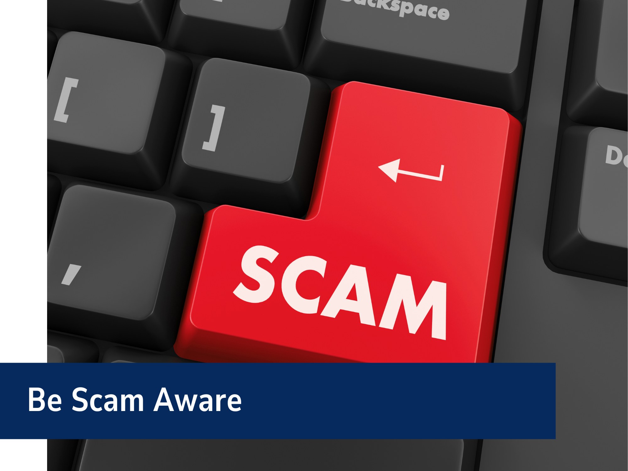 Be Scam Aware Banner