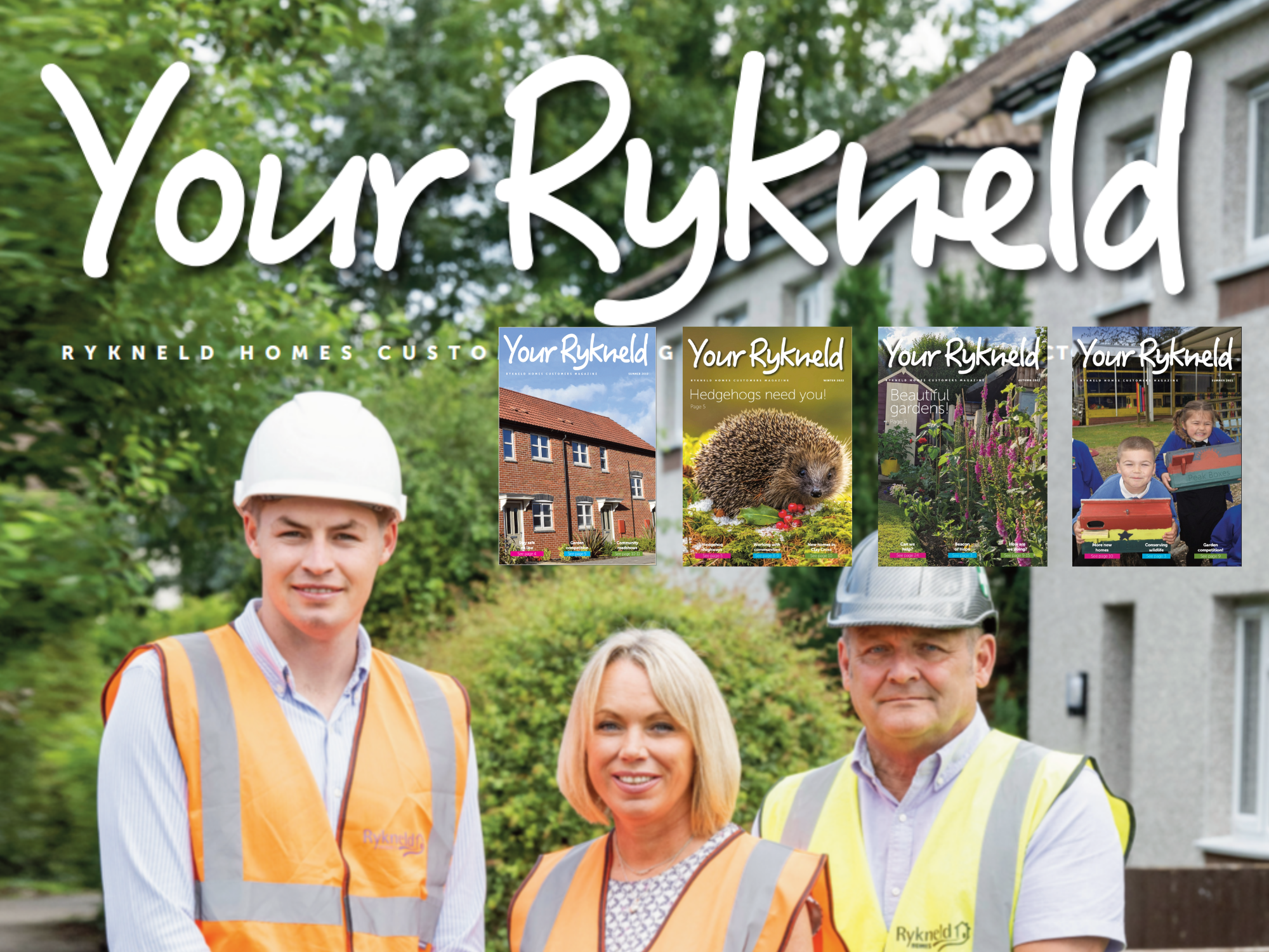 Rykneld Homes website homepage Rykneld Homes