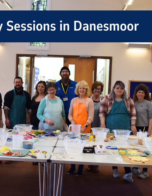 Cookery Sessions In Danesmoor Website Banner